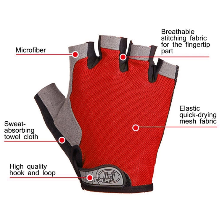 Summer Men Women Fitness Gloves Gym Weight Lifting Cycling Yoga Training Thin Breathable Antiskid Half Finger Gloves, S, M, L, XL