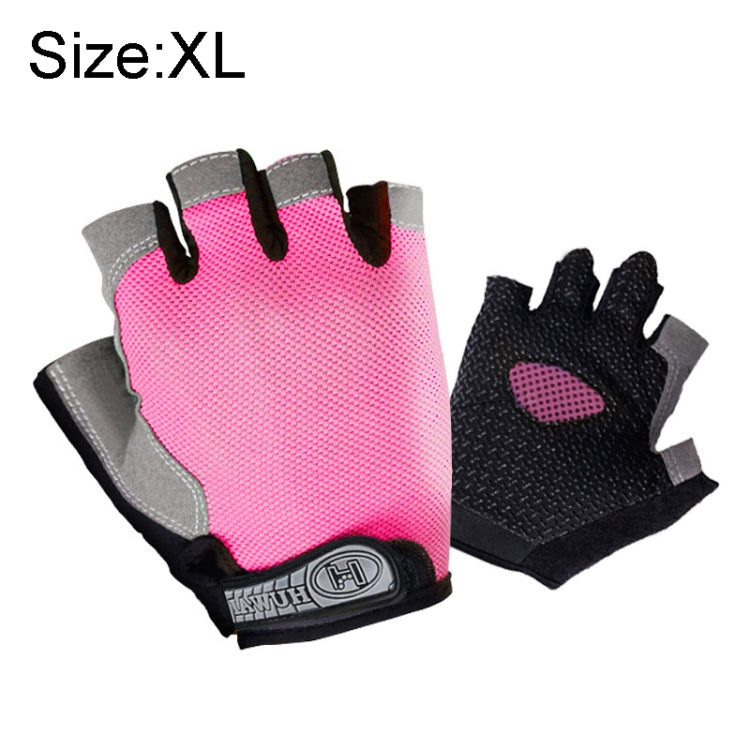 Summer Men Women Fitness Gloves Gym Weight Lifting Cycling Yoga Training Thin Breathable Antiskid Half Finger Gloves, S, M, L, XL