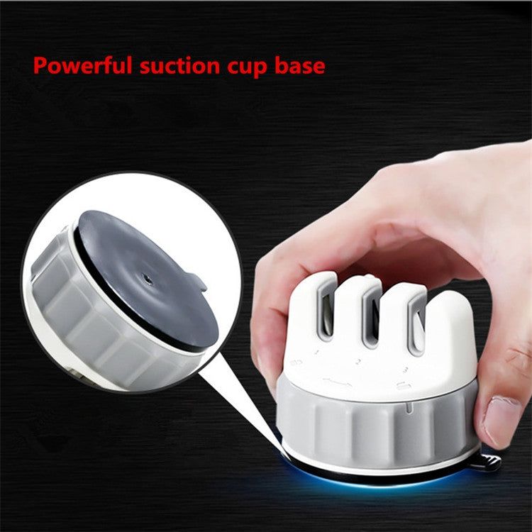 Kitchen Suction Cup Knife Sharpener Household Knife Sharpening Tool, Suction Cup Knife Sharpener