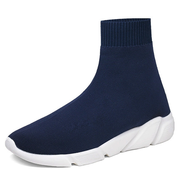 Knit Upper Breathable Sport Sock Boots Chunky Sneakers High Top Running Shoes for Men /  Women, 45, 46, 35, 36, 37, 39, 40, 41, 42, 43, 47