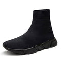 Knit Upper Breathable Sport Sock Boots Chunky Sneakers High Top Running Shoes for Men /  Women, 35, 36, 37, 38, 39, 40, 41, 42, 43, 44, 45, 46, 47