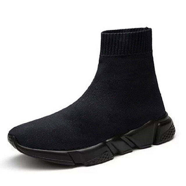 Knit Upper Breathable Sport Sock Boots Chunky Sneakers High Top Running Shoes for Men /  Women, 45, 46, 35, 36, 37, 39, 40, 41, 42, 43, 47
