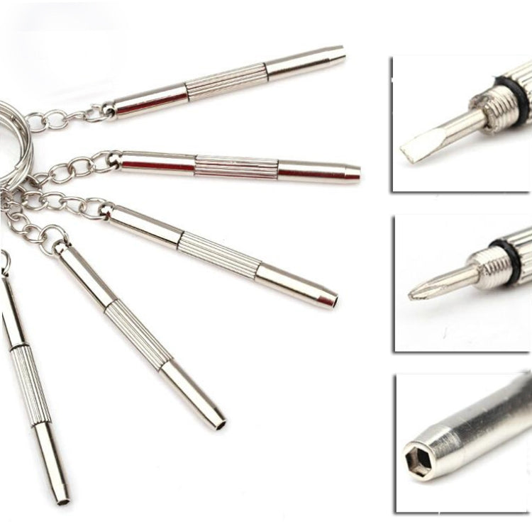 Multifunctional Keychain Repair Tool Screwdriver Portable Mini Multi Tool Key Ring, screwdriver Shape
