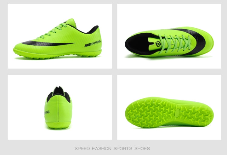 Breathable Non-slip Soccer Shoes Indoor and Outdoor Training Football Shoes for Children & Adult, 32, 33, 34, 35, 36, 37, 38, 39, 40, 41, 42, 43, 44