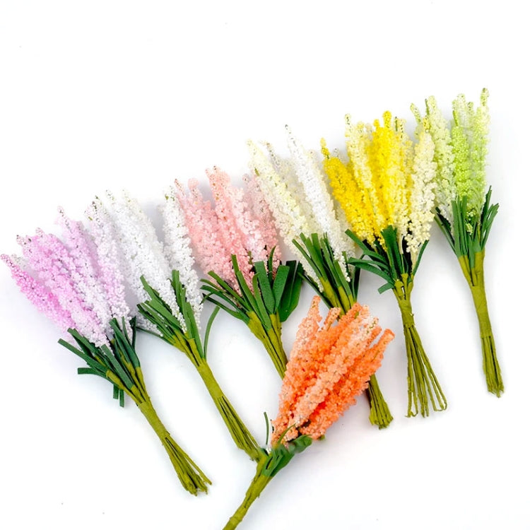 10 PCS DIY Wreath Material Artificial Flowers PE Mini Lavender Wedding Home Decoration
