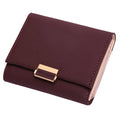 Luxury Wallet Female Leather Women Leather Purse Plaid Wallet Ladies Hot Change Card Holder Coin Small Purses for Girls