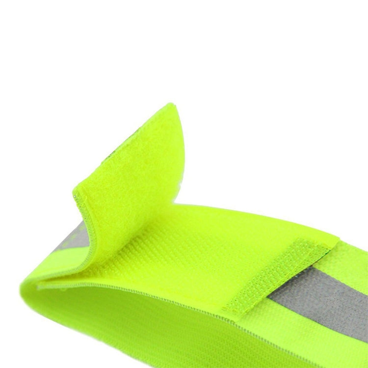 Reflective Band High Visibility Elastic Wristbands Outdoor Sports Running Cycling Night WarningWrist Band, Green