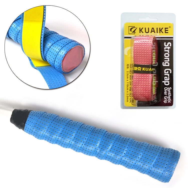 Double-layer Sweat-absorbent Anti-slip Tape for Badminton Racket / Fishing Rod, Random Color Delivery, 110 x 2.5cm Random Color
