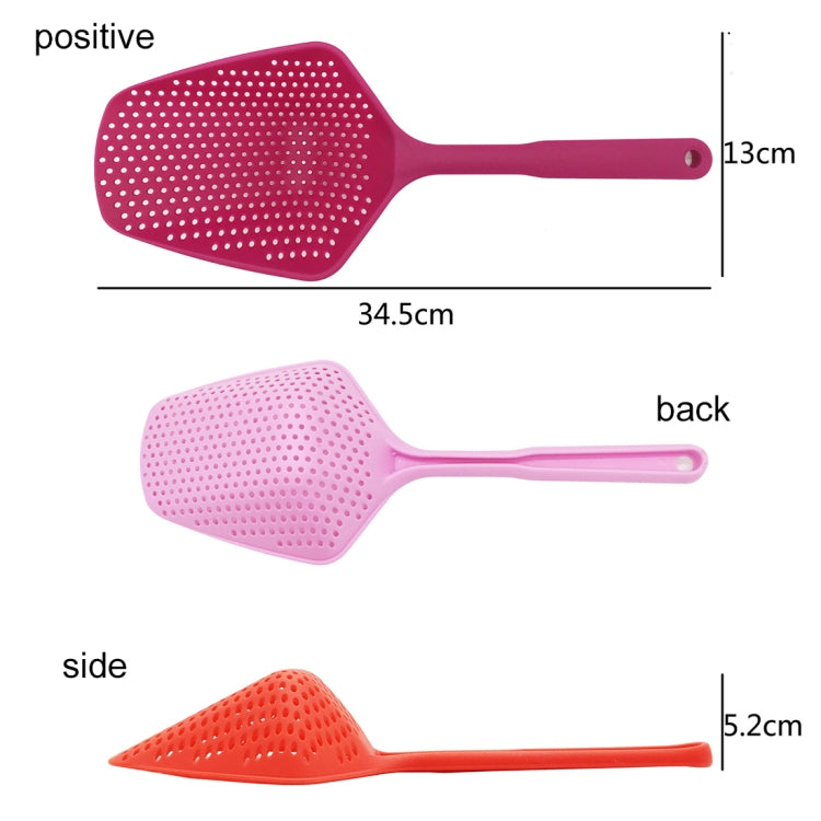 Plastic Drain Shovel Strainers Water Leaking Shovel Kitchen Cooking Ice Shovel Colander