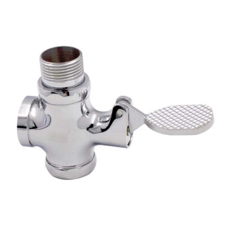 1 Inch Stool Flushing Valve Foot Pedal Urinal Delay Valve Squatting Toilet Flushing Valve, Alloy Small, Alloy Large, Copper Small, Copper Large, Alloy Medium, Copper Medium