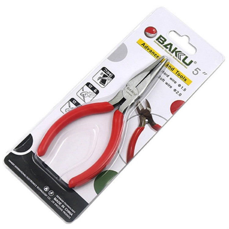 BAKU BK-071 Manual Pliers Needle-nosed Flat Pliers Long-nosed Pliers Household Manual Repair Tools, BK-071