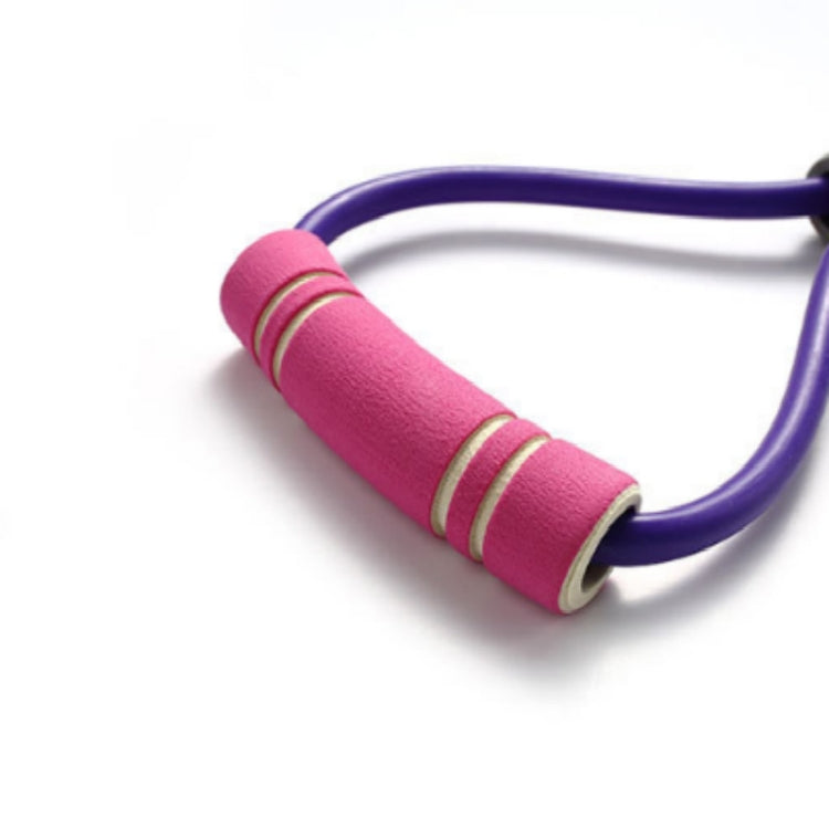 Household Latex Stretch Chest Elastic Rope Eight Character Pull Rope Fitness Equipment, Latex Elastic Rope (Purple), Latex Elastic Rope (Pink), Latex Elastic Rope (Blue)