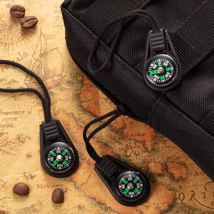 10 PCS Key Chain Mini Compass Gear Outdoor Camping Hiking Navigator Utility Gear Survival Pocket Compass Tool, 50pcs