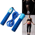 Jump Ropes with Counter Sports Fitness Adjustable Fast Speed Counting Jump Skip Rope Skipping Wire