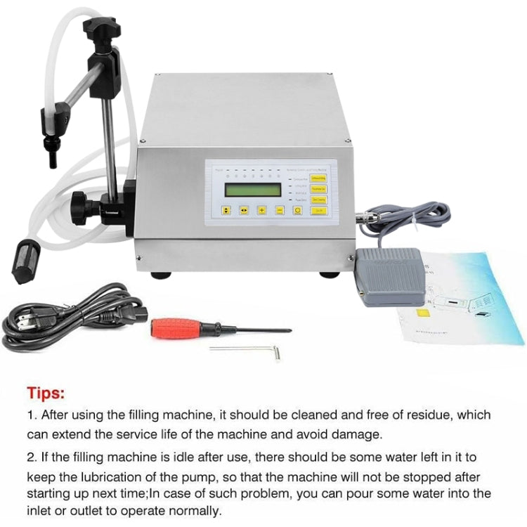 Mini Portable Electric Digital Control Pump Liquid Filling Machine LCD Display Milk Bottles Filler, Digital Control Pump Milk Bottles