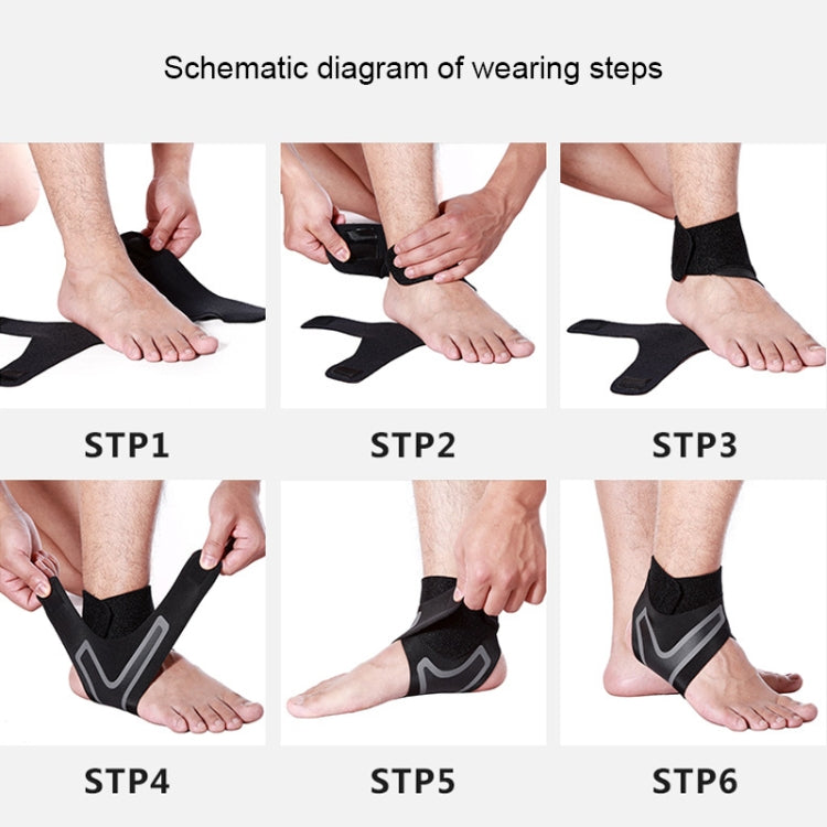 Sport Ankle Support Elastic High Protect Sports Ankle Equipment Safety Running Basketball Ankle Brace Support, L, S, M, XL