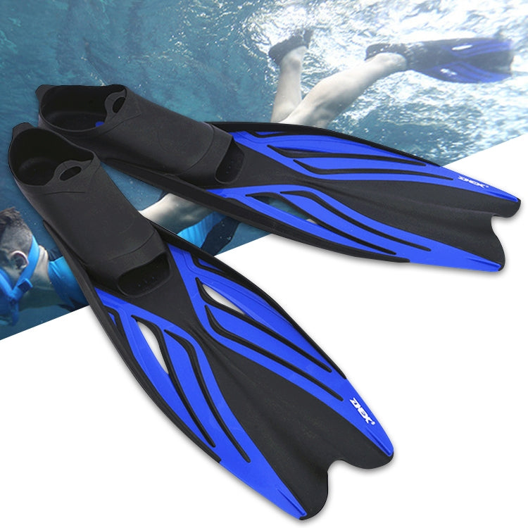 Swimming Free Diving Fins Silicone Flippers Diving Equipment, XL（45-46）