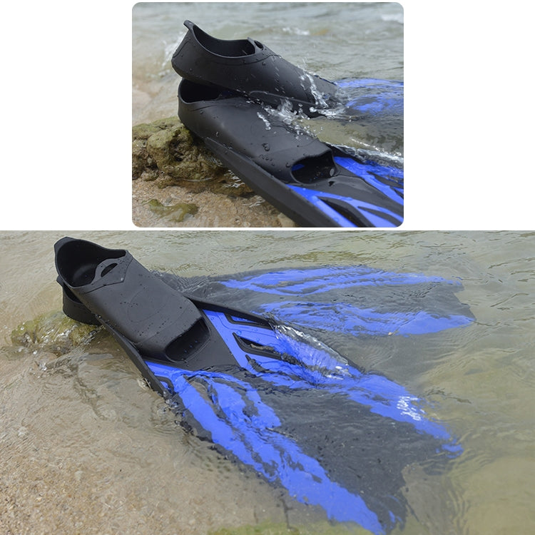 Swimming Free Diving Fins Silicone Flippers Diving Equipment, XL（45-46）