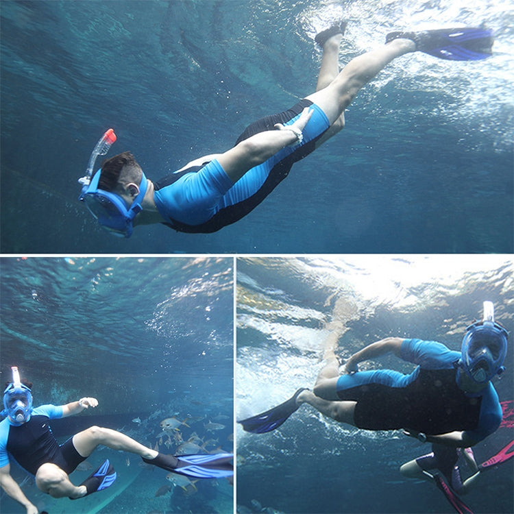 Swimming Free Diving Fins Silicone Flippers Diving Equipment, XL（45-46）