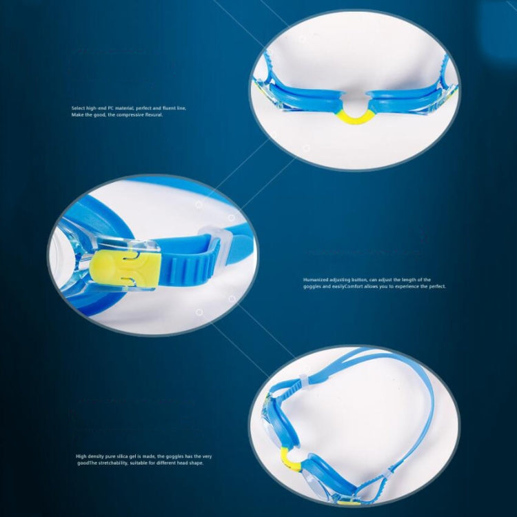 JIEJIA J2670 Silicone Swimming Goggles for Children, J2670 (Yellow), J2670 (Red), J2670 (Blue), J2670 (Pink)