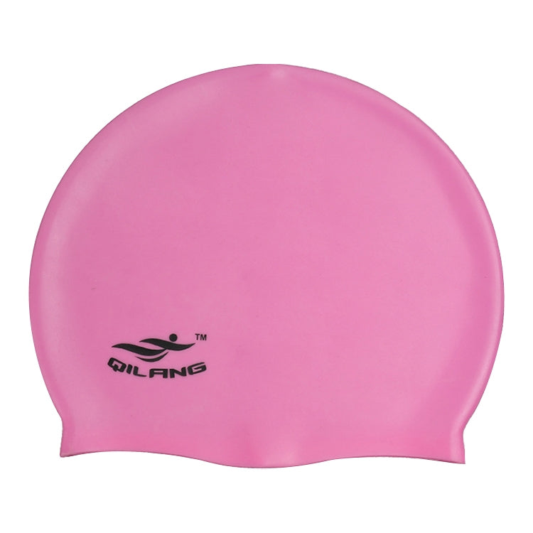 Adult Solid Color Waterproof Silicone Swimming Cap, Silicone Swimming Cap(Pink), Silicone Swimming Cap(Purple), Silicone Swimming Cap(Silver), Silicone Swimming Cap(Black), Silicone Swimming Cap(Dark Blue), Silicone Swimming Cap(Wine Red)              ...