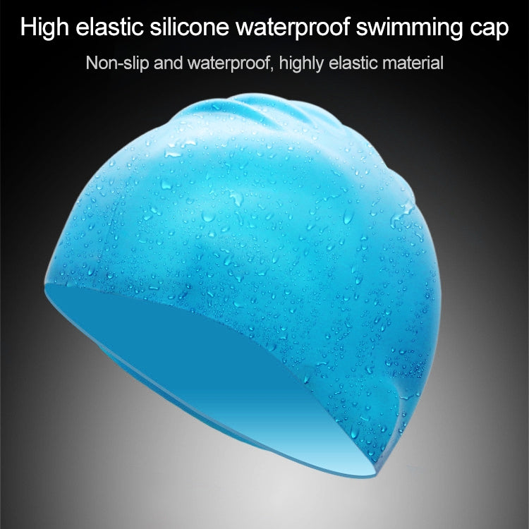 Adult Solid Color Waterproof Silicone Swimming Cap, Silicone Swimming Cap(Pink), Silicone Swimming Cap(Purple), Silicone Swimming Cap(Silver), Silicone Swimming Cap(Black), Silicone Swimming Cap(Dark Blue), Silicone Swimming Cap(Wine Red)              ...