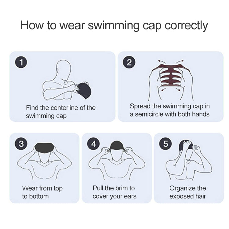 Adult Solid Color Waterproof Silicone Swimming Cap, Silicone Swimming Cap(Pink), Silicone Swimming Cap(Purple), Silicone Swimming Cap(Silver), Silicone Swimming Cap(Black), Silicone Swimming Cap(Dark Blue), Silicone Swimming Cap(Wine Red)              ...