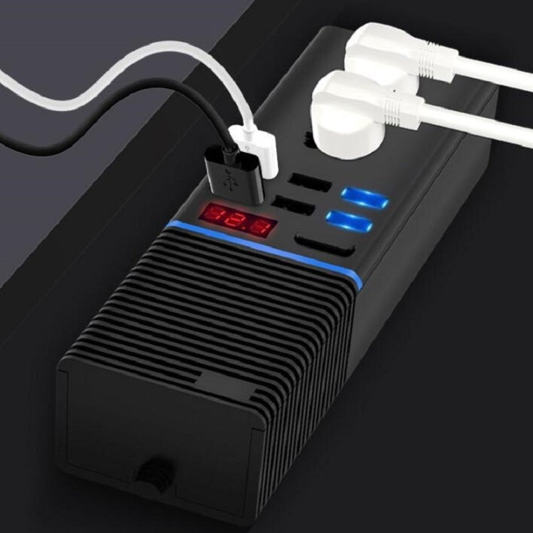 Car Inverter 12v/24v To 220v Household Power Converter Multi-Function Car Socket, V20-C For Cars