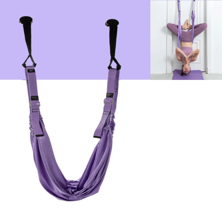 Air Split Leap Stretch Yoga Belt Inverted Stretch Splits Backbending Trainer Yoga Rope, Purple, Pink, Green