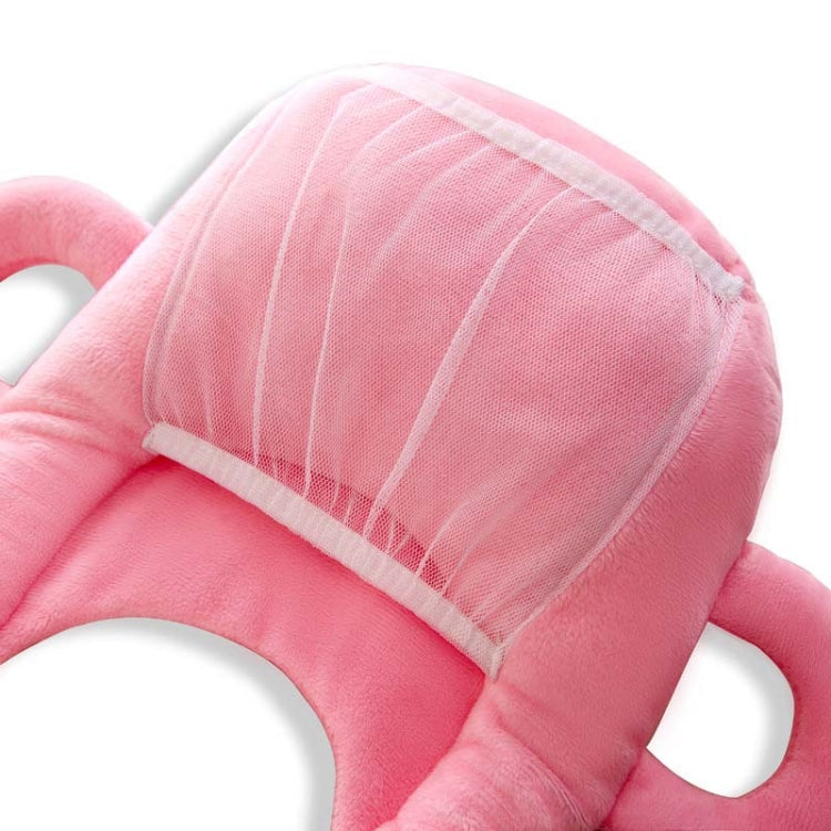 Infant Baby Bottle Rack Free Hand Bottle Holder Cotton Baby Milk Bottle Feeding Learning Nursing Pillow Cushion, Blue, Pink, Purple, Purple Flower