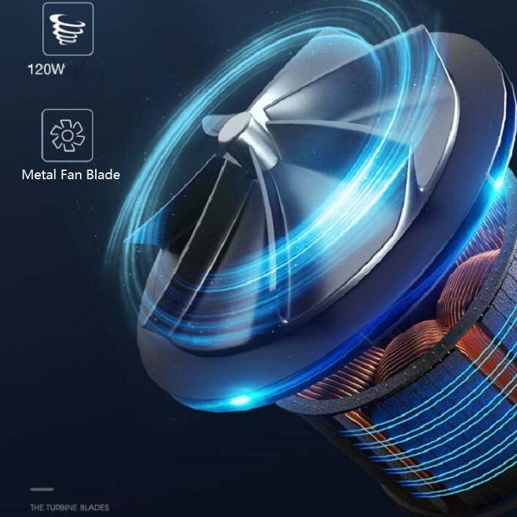 120W Car Vacuum Cleaner Car Small Mini Internal Vacuum Cleaner, Wired Turbine Motor, Wireless Turbine Motor