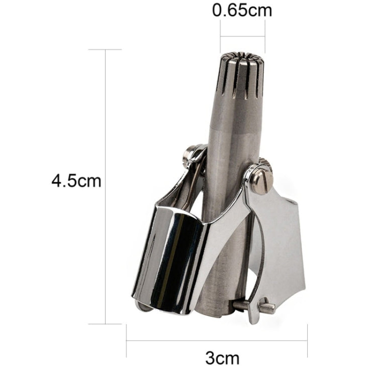 Manual Nose Hair Trimmer Stainless Steel Manual Nose Hair Trimming Shaving Nose Hair Unisex