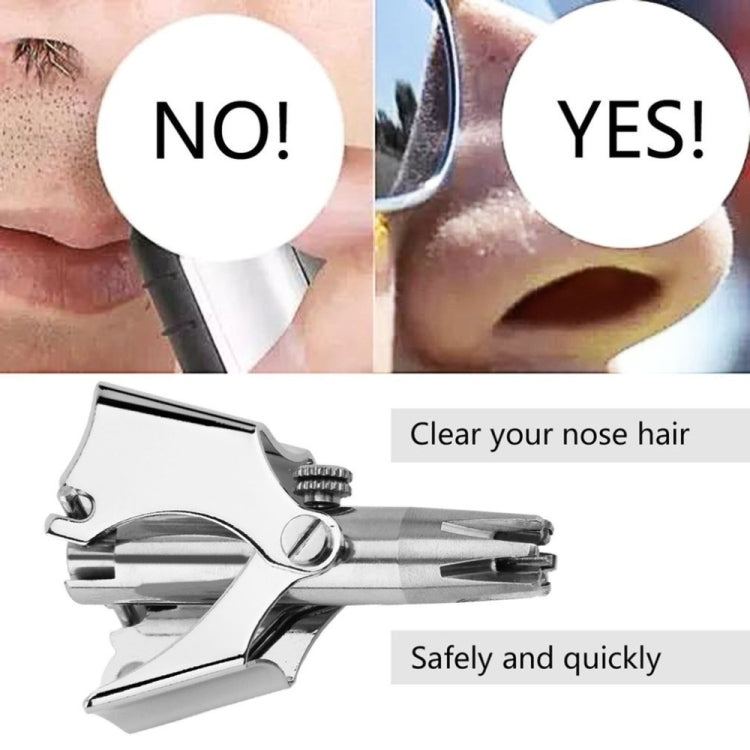 Manual Nose Hair Trimmer Stainless Steel Manual Nose Hair Trimming Shaving Nose Hair Unisex
