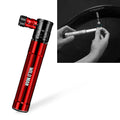 WILD MAN Mountain Road Bike Portable Bicycle Pump Us And French Mouth Universal Pump Mini Basketball Football Pump, GK8 (Red), GK8 (Black), GK8 (Silver)