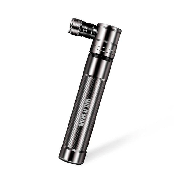 WILD MAN Mountain Road Bike Portable Bicycle Pump Us And French Mouth Universal Pump Mini Basketball Football Pump, GK8 (Silver), GK8 (Red)