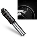 WILD MAN High Pressure Mountain Road Bike Portable Bicycle Pump Us And French Mouth Universal Mini Basketball Pump, GK1 (Bright Black), GK1 (Bright Silver)