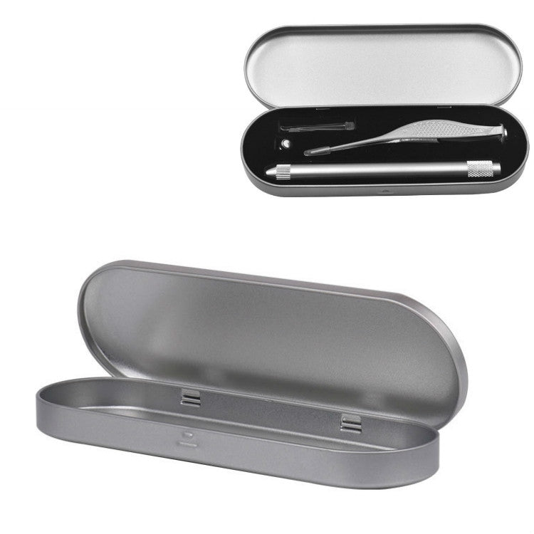 10 PCS Tinplate Stationery Box Acne Needle Beauty Needle Tin Box Paper Clip Storage Box, Color Random Delivery, Clip Storage Box
