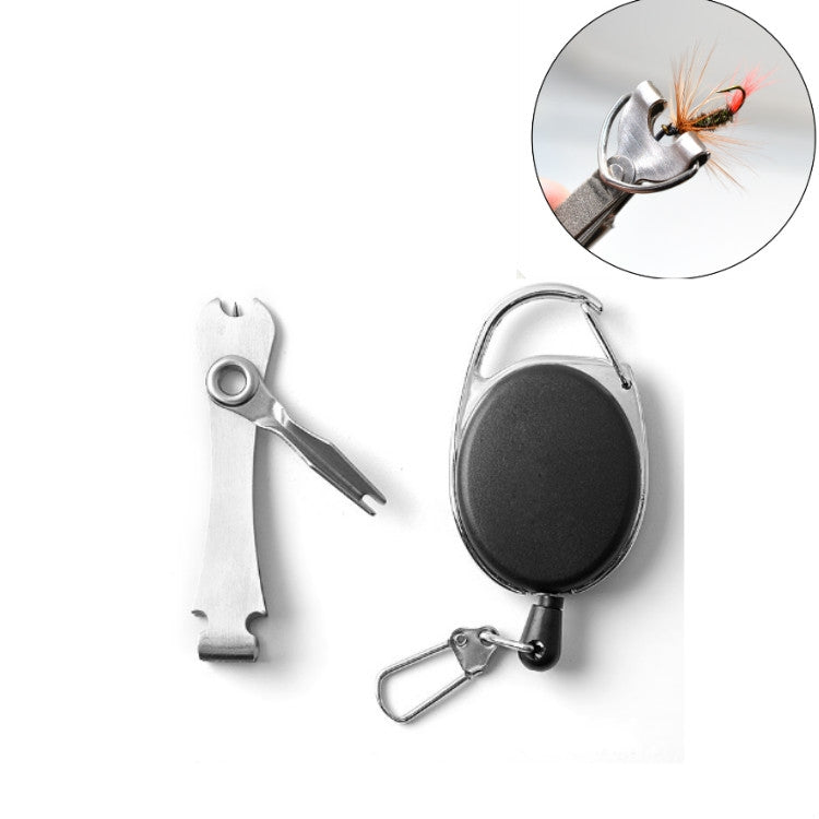 Outdoor Fishing Supplies Fishing Clamp Fishing Line Scissors Telescopic Keychain, 2 in 1 With Keychain, 2 in 1 Fishing Line Knife, 3 in 1 With Keychain, 3 in 1  Fishing Line Knife