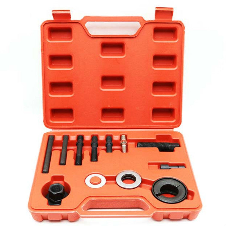 12 In 1 For Buick / Ford Power Steering Wheel Pulley Disassembler Drive Wheel Working Direction Power Steering Pump Disassembly Tool, 12 In 1