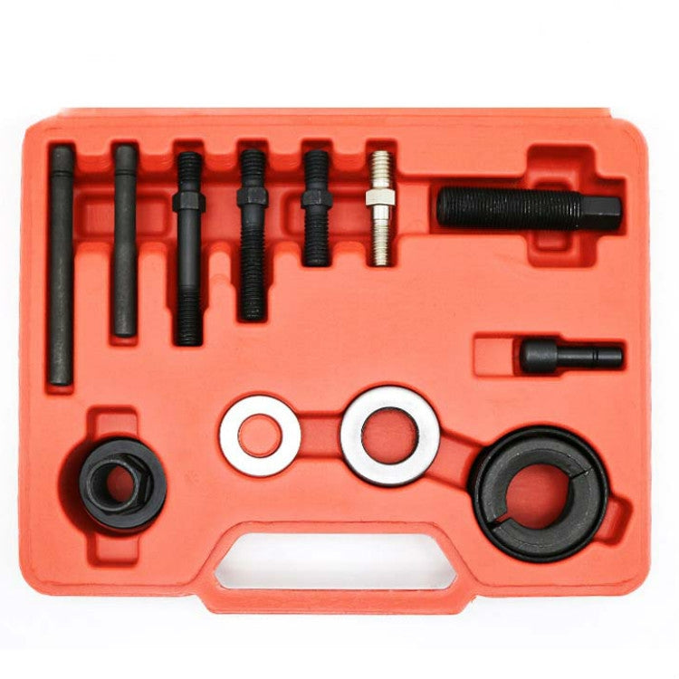 12 In 1 For Buick / Ford Power Steering Wheel Pulley Disassembler Drive Wheel Working Direction Power Steering Pump Disassembly Tool, 12 In 1