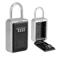 Password Key Box Wall-Mounted Metal Box Password Box Outdoor Key Anti-Theft Storage Box, Regular, Waterproof Cover