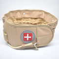 Lumbar Spine Inflated Traction Belt Lumbar Disc Pneumatic Waist Protective Belt, Khaki
