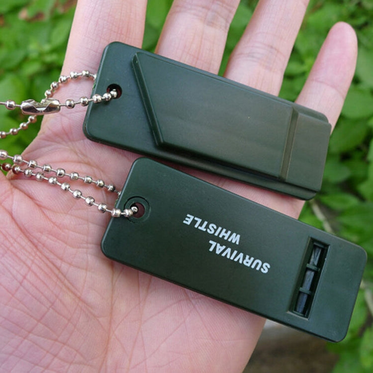 10 PCS Outdoor Portable Multi-audio Survival Whistle, Survival Whistle