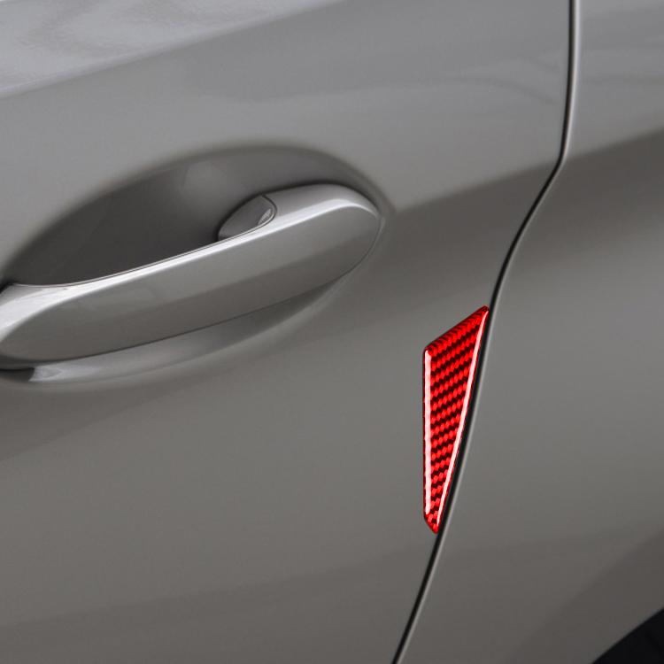 4pcs /Set Carbon Fiber Anti-Collision Stickers For Volkswagen Magotan/CC Left-Hand Drive