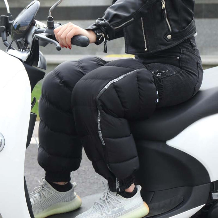 Electric Bicycle Winter Motorcycle Windshield Waterproof Warm Leg Cover Plus Velvet Padded Knee Pads, 60cm Standard, 60cm Increase, 70cm Lengthened and Enlarged