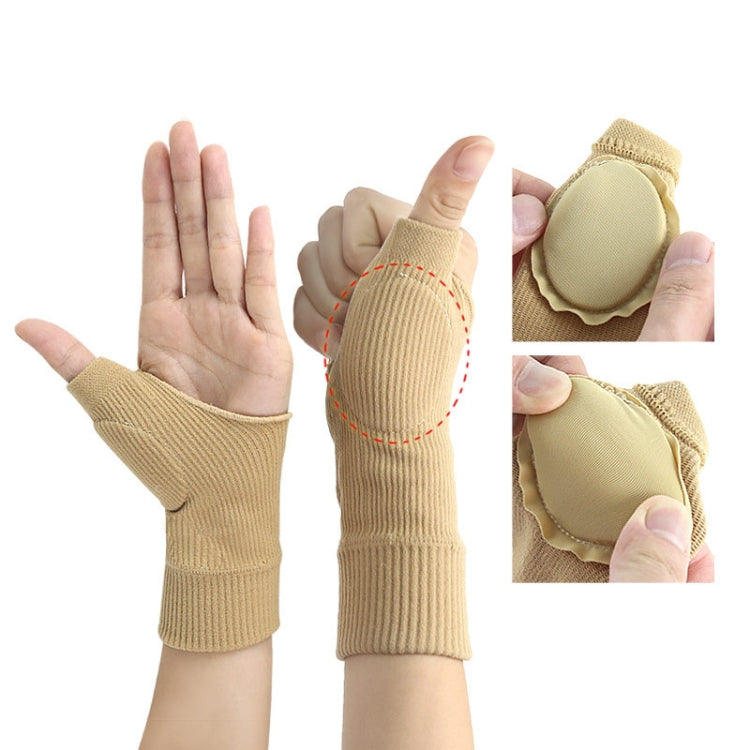 Breathable And Sweat-Absorbent Sports Compression Wrist Warmer Gloves, Random Color Delivery, Size: L, S, L
