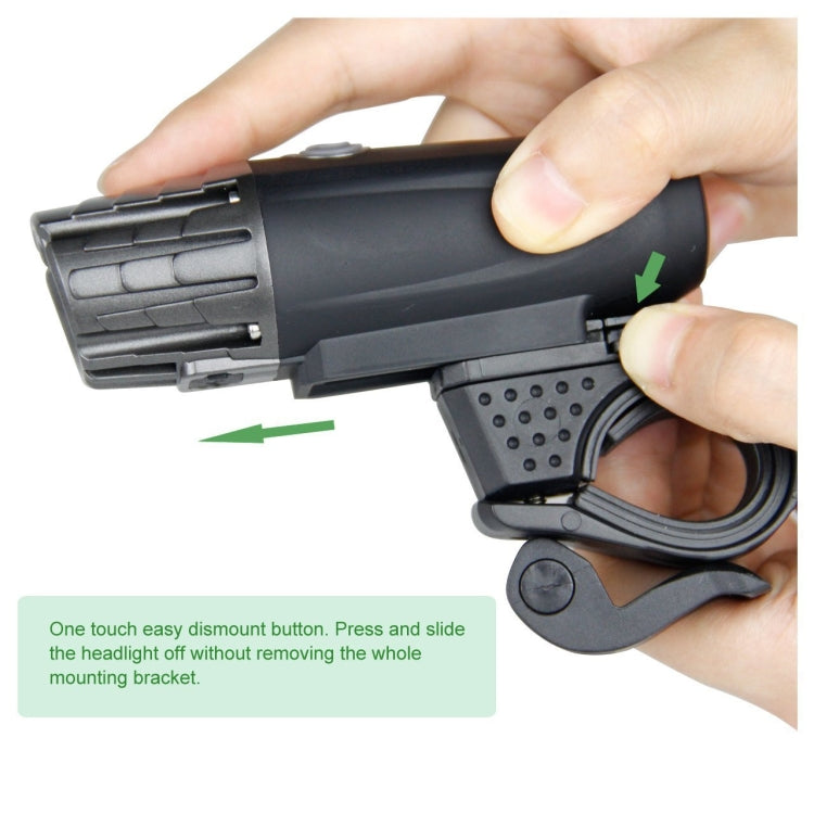 Bike Light USB Rechargeable Mountain Bike Warning Light, Front Light, Front Light + Tail Light
