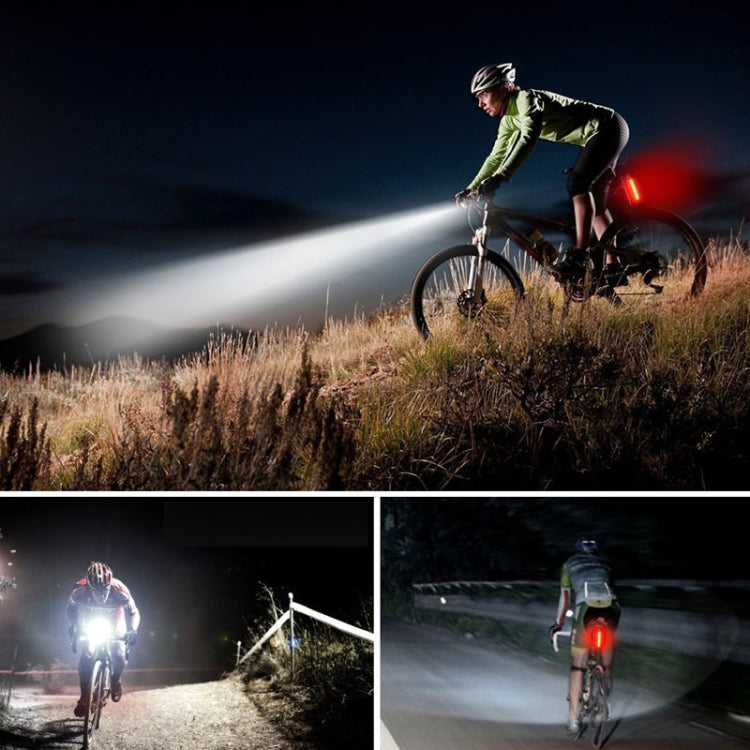 Bike Light USB Rechargeable Mountain Bike Warning Light, Front Light, Front Light + Tail Light