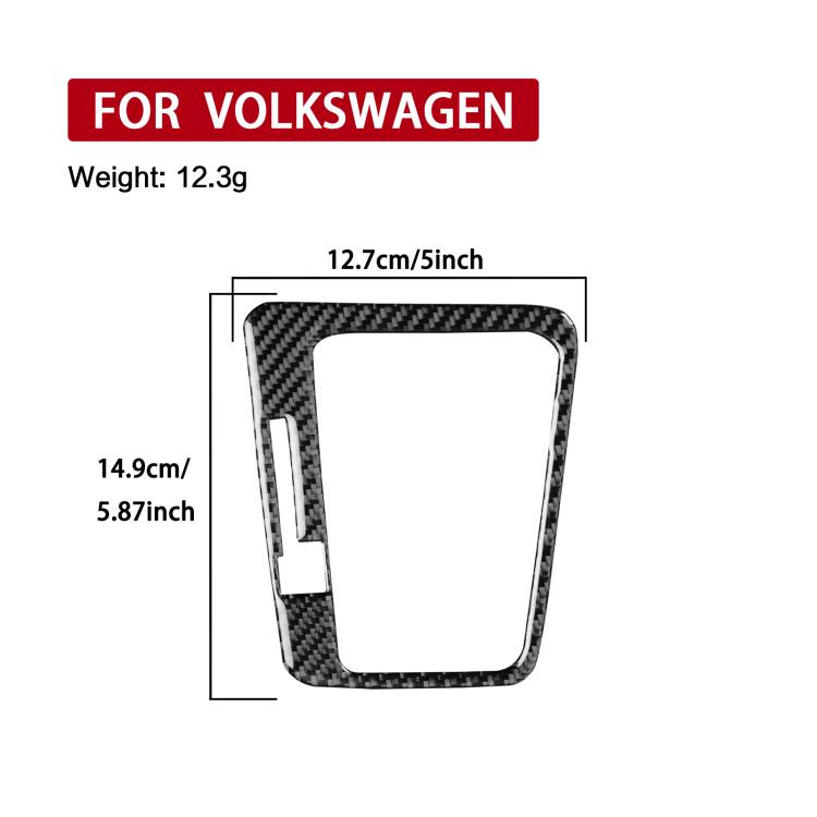 2pcs /Set Gear Shift Panel Trim Sticker Set For Volkswagen Magotan/CC Left-Hand Drive