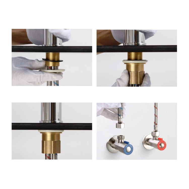 All Copper Hot Cold Water Faucet Bathroom Lift Faucet, Bathroom Lift Faucet